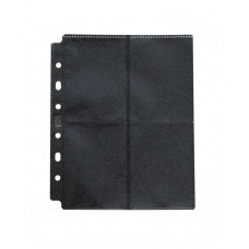 Dragon Shield 8-Pocket Pages Black 50