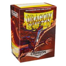 Dragon Shield Matte Crimson 100