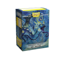 Dragon Shield Brushed Art Starry Night 100