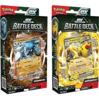 Pokemon Ampharos ex & Lucario ex Battle Deck Set