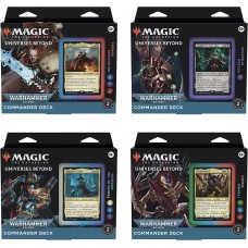 Warhammer 40k Commander Deck 4-SET