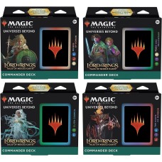 MTG The Lord of the Rings: Tales of Middle-Earth Commander Deck 4-SET