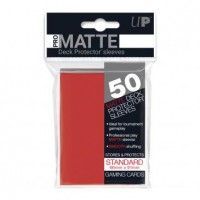 Ultra Pro Deck Protectors Pro-Matte 50 - Red