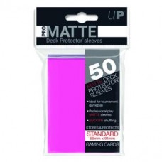 Ultra Pro Deck Protectors Pro-Matte 50 - Bright Pink