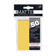 Ultra Pro Deck Protectors Pro-Matte 50 - Yellow